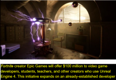Epic在GDC大会宣布1亿美金的创作者资助计划