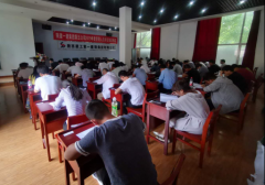 陕建一建集团第五公司举办管理人员岗位考试