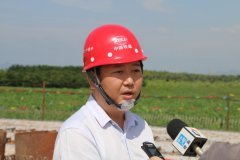 中铁十一局鹤港二期8标项目迎来地方媒体采访